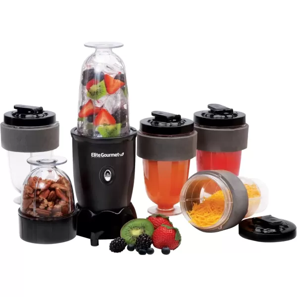 Blenders & Juicers EPB-1800A# 17-Piece Personal Drink Mixer Blender, Sports Blender 16 Oz capacity, Includes Chopping and Blending Blade, Drink Lids and Extra Cups(New Version)