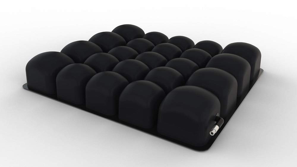 ROHO MOSAIC Cushion, Heavy Duty, Inflatable Seat Cushion for Office Chair, Wheelchair, Cars, Home Living, & Back Pain Support, Adjustable Cushion with Stretchable Cover & Non-Skid Bottom, 18