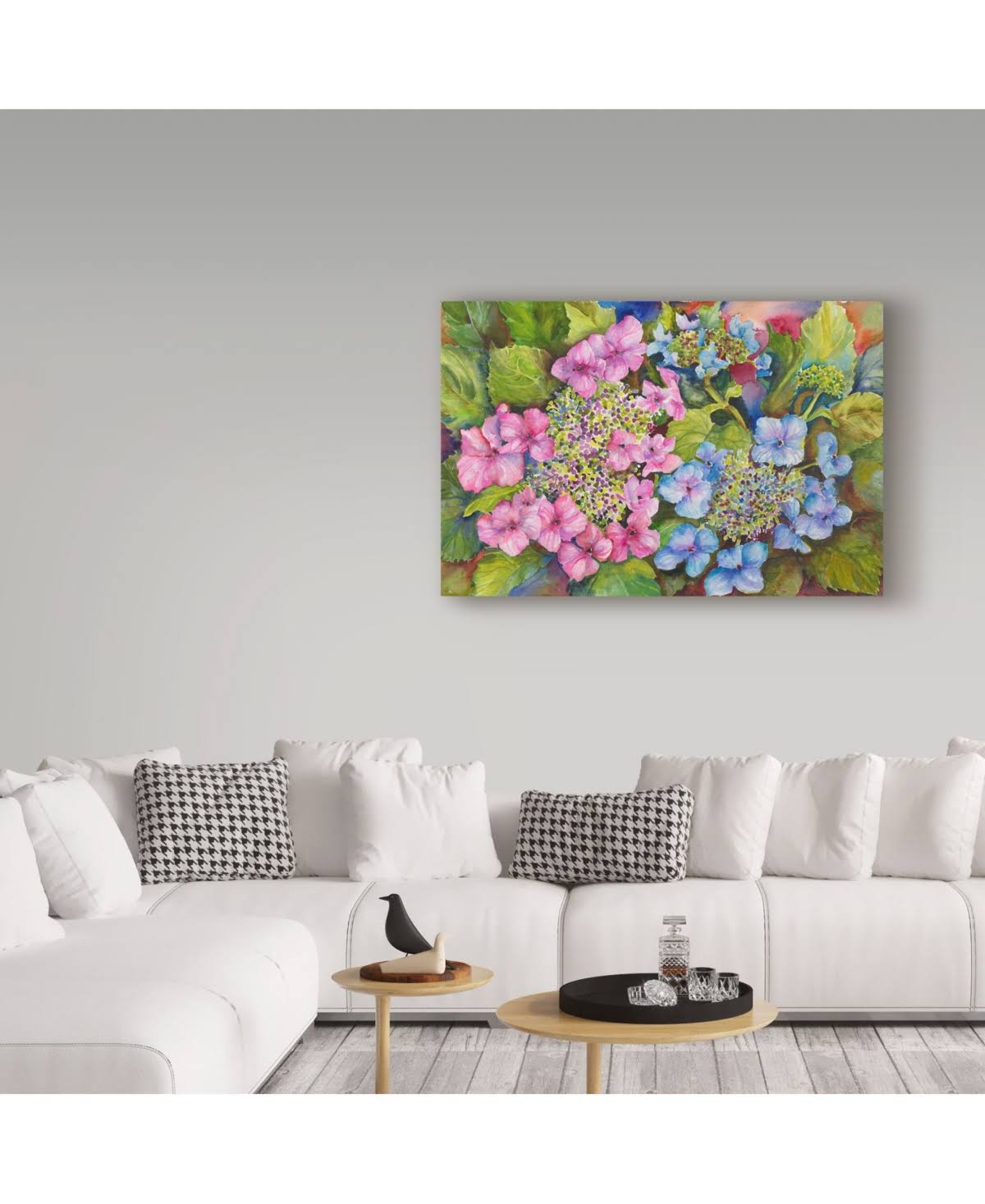 Trademark Fine Art Ali30490-C1624Gg Joanne Porter 'Lacy Hydrangea' Can