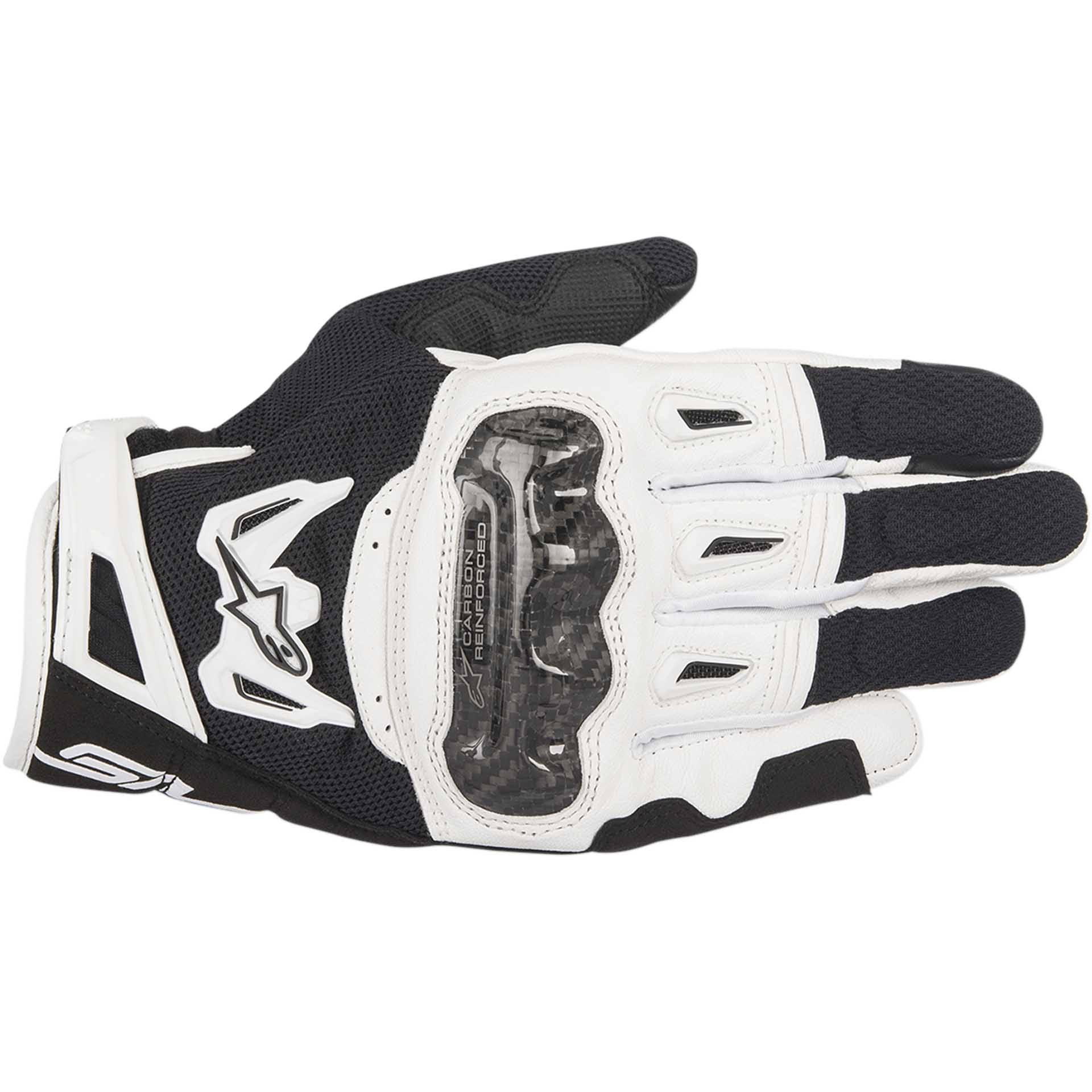 Alpinestars SMX-2 Air Carbon V2 Gloves Black White