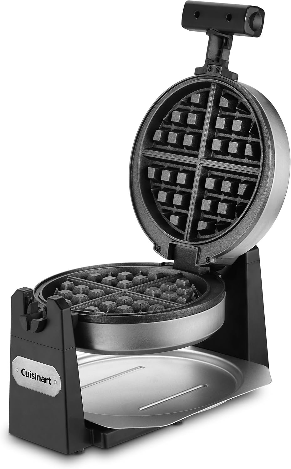 Cuisinart Waffle Maker, Round Flip Belgian, Stainless steel Pack of 2