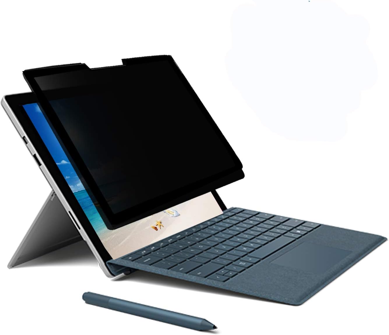 Blue Light Screen Protector for Computer Screen Blue Light Blocker, Anti Glare Computer Screen Cover, Blue Light Filter for 23, 23.6, 23.8, 24 inch Diagonal Widescreen Monitor Frame Hanging Type Pack of 2