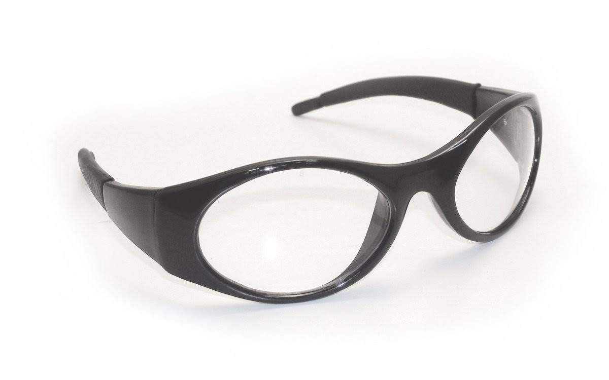 SAS Safety 5180 Stingers High Impact Safety Glasses Black Frames/Clear Lens