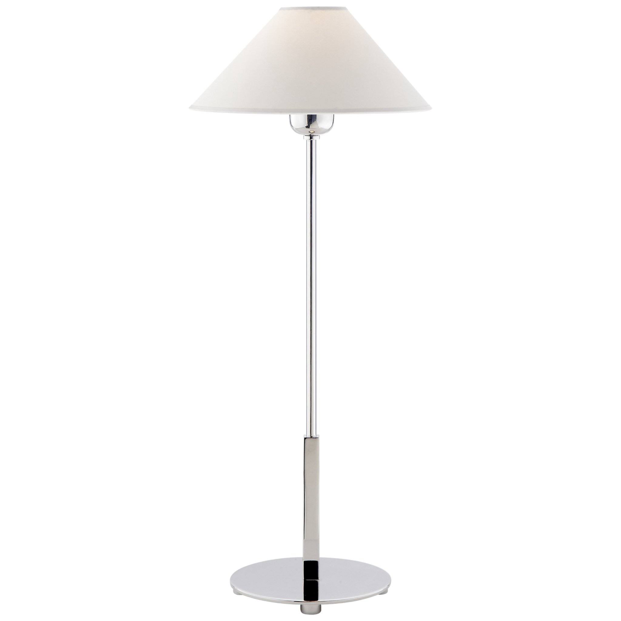 Visual Comfort SP 3022PN-NP J. Randall Powers Hackney Table Lamp in Polished Nickel