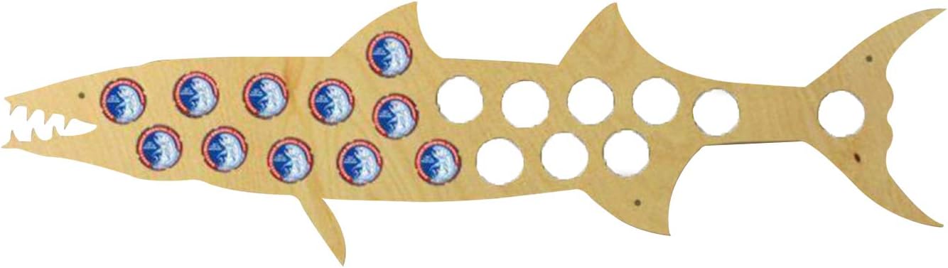 Torched Crab Beer Cap Holder, Wall Mount Beer Cap Display Decor Art, Great Gift for Men, Beer Lovers, and Collectors Pack of 2