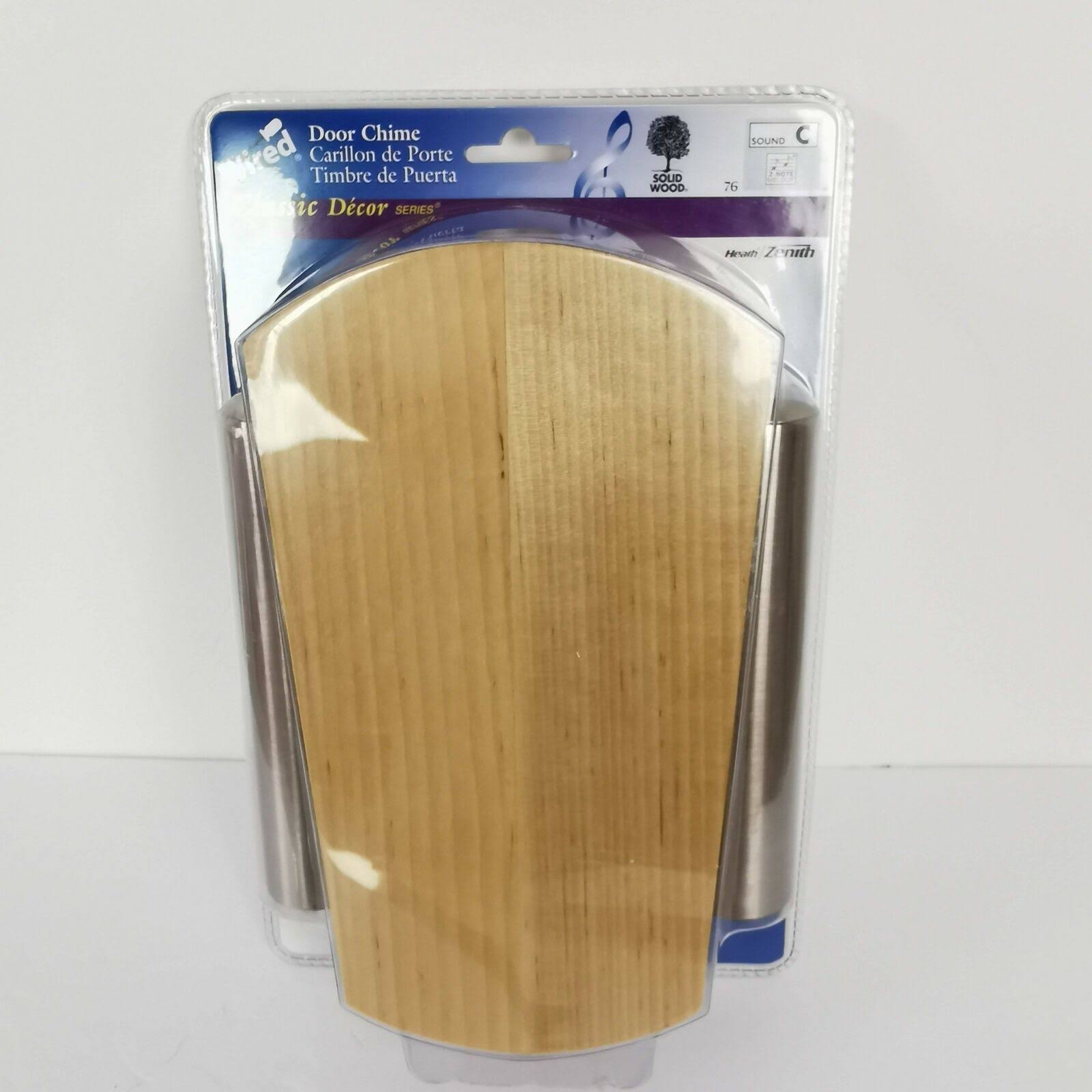 Heath Zenith Door Chime Wood Wired Front Back Door Note C Model 76 New Sealed