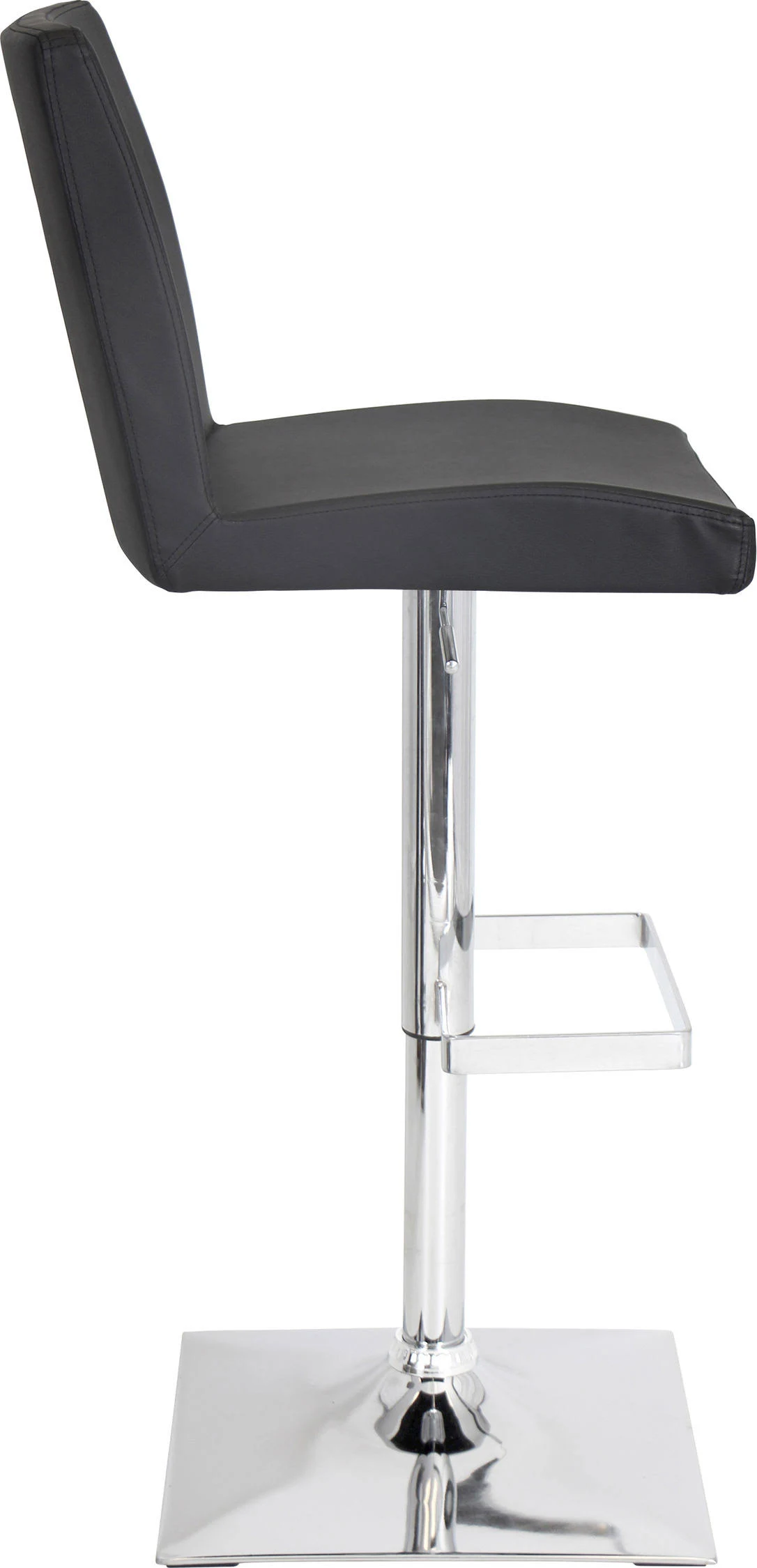 LumiSource Black Captain Barstool