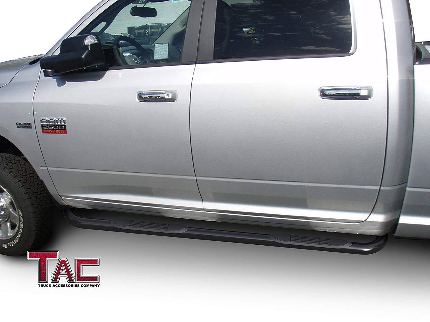 Tac Side Steps for 2009-2018 Dodge Ram 1500 Crew Cab / 2010-2018 Dodge Ram 2500