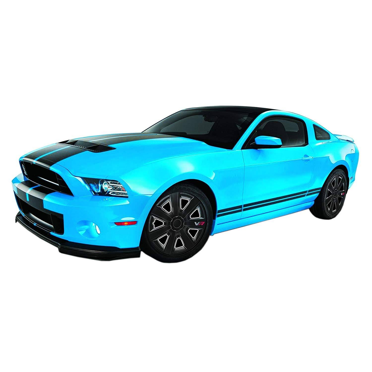 Alpena 58259 VR Carbon Wheel Cover Kit - Black - 15-inch - Pack of 4