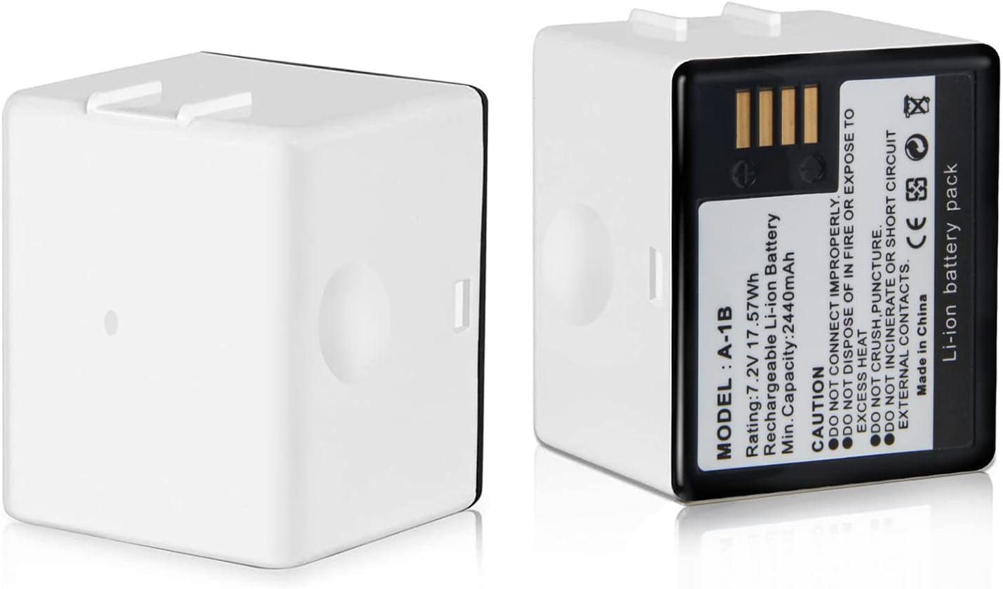 HSX 2-Pack 2440mAh Rechargeable Battery Compatible with Arlo Pro, Arlo Pro 2 Camera[7.2V/2440mAh/17.57Wh] Pack of 2