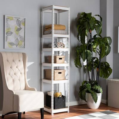 15.7x22 W 5-Shelf Closet Storage Racking WFX Utility Finish: White