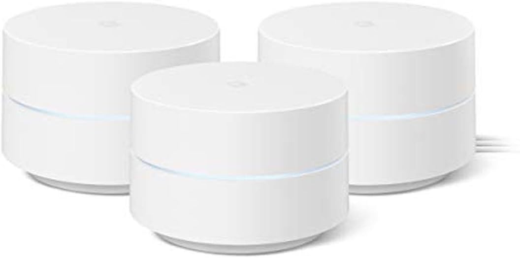 Google Wifi - AC1200 - Mesh WiFi System - Wifi Router - 4500 Sq Ft Coverage&nbsp;- 3 pack