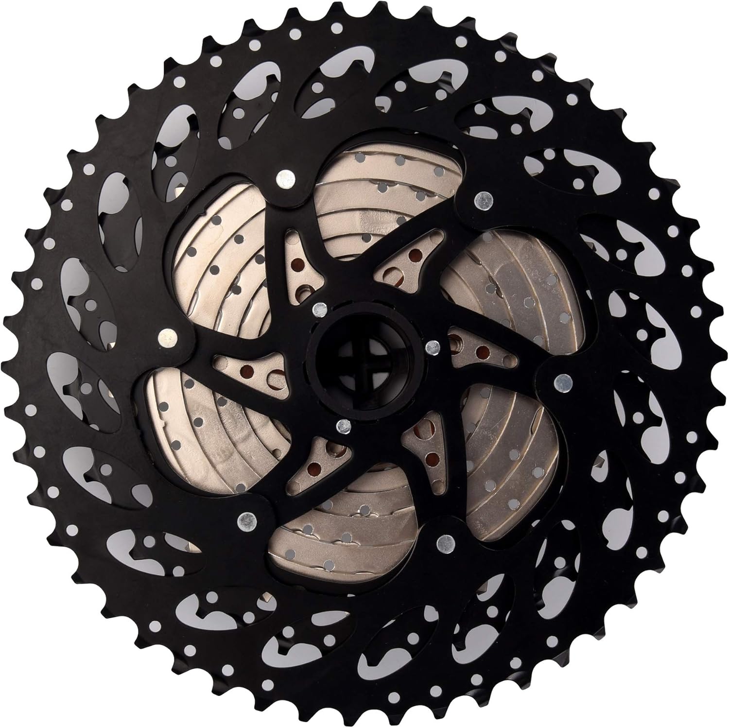 CYSKY 12 Speed Cassette 12Speed 11-50 Cassette Fit for Mountain Bike, Road Bicycle, MTB, BMX, Sram Sunrace Shimano ultegra xt (Light Weight) Pack of 2
