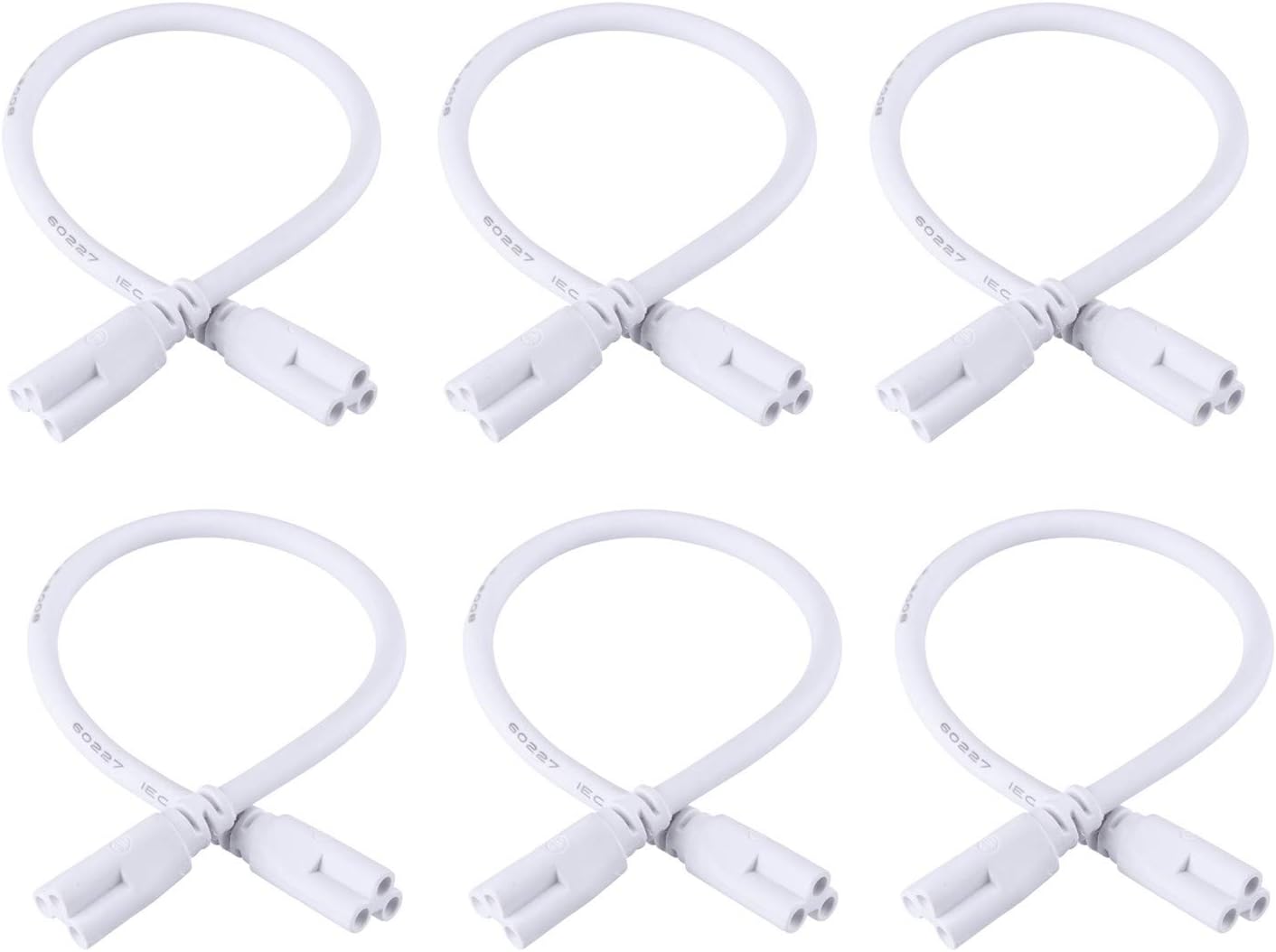 5000K T8 8 Foot V Shape Integrated LED Tube Light LED Shop Cooler Light Fixtures, 72W (150W Fluorescent Equivalent), for Garage Workshop, Clear Cover Daylight White 12 Pack