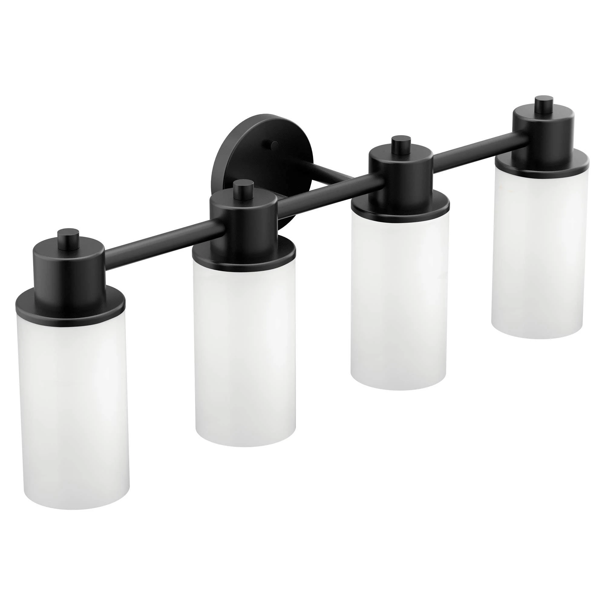 Moen DN0764BL ISO Four Globe Bath Light - Matte Black