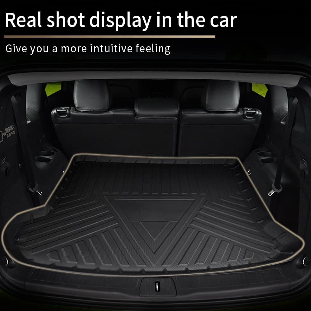 AOMSAZTO Trunk Cargo Liner Mat Tray for Nissan Murano 2015-2021 Heavy Duty Waterproof Custom Fit - All Seasons Odorless (Black)