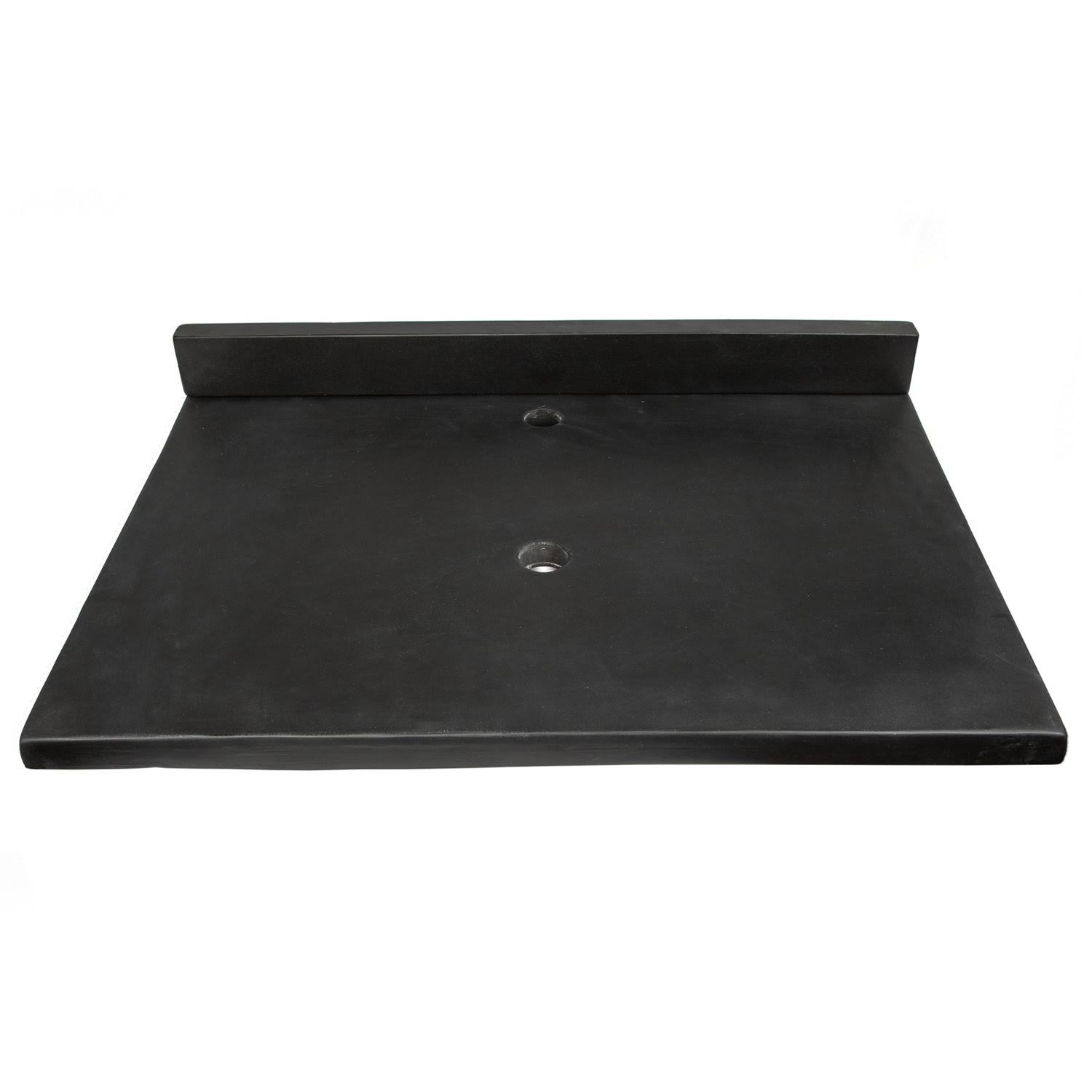 Eden Bath 31-in x 22-in Concrete Counter Top with Backsplash Charcoal