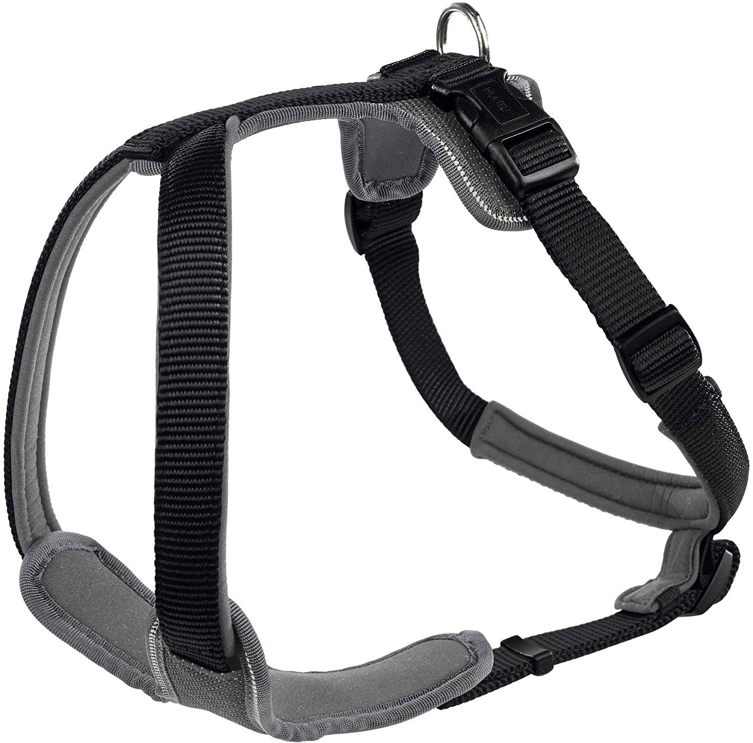 Neoprene Dog Harness Black and Gray XXL Hunter