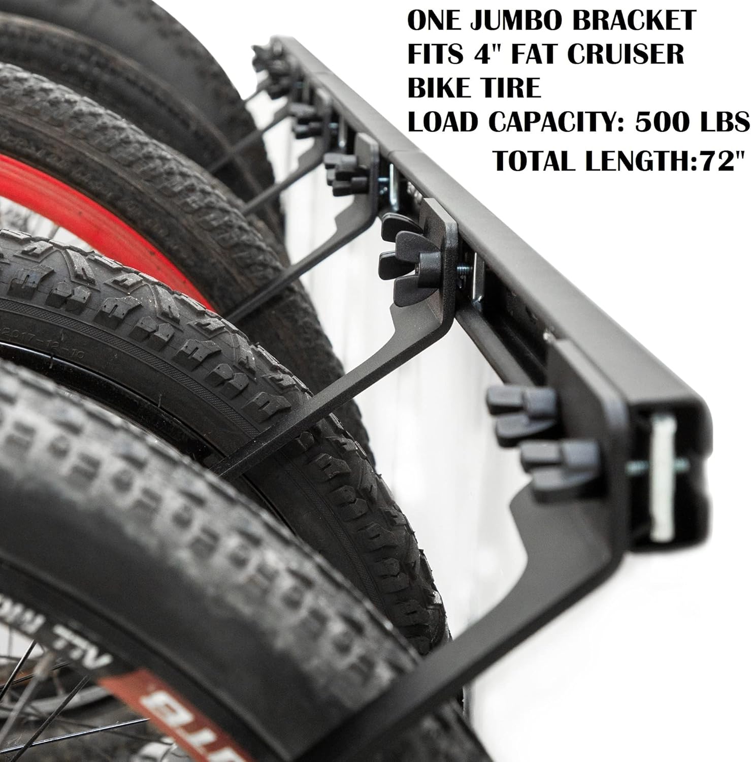 ZUKA Wall Bike Rack for Garage Storage Bike Racks Wall Mounted Adjustable Bicycle Hanger Heavy Duty(6 Bikes, 500LBs)