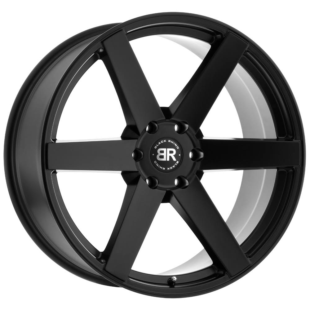 Black Rhino Warlord, 17x8 Wheel with 5x120 Bolt Pattern - Matte Black
