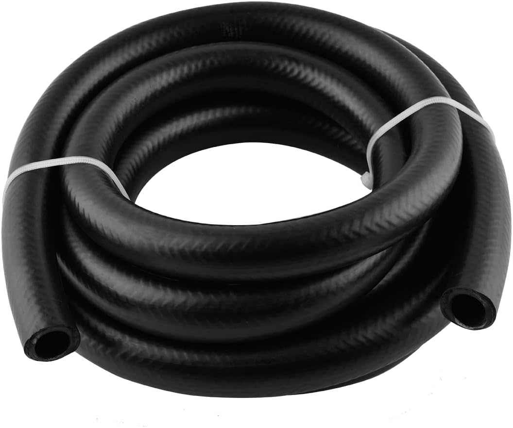 SINTLY 5/16'' NBR Fuel Line Hose 10 FT Black