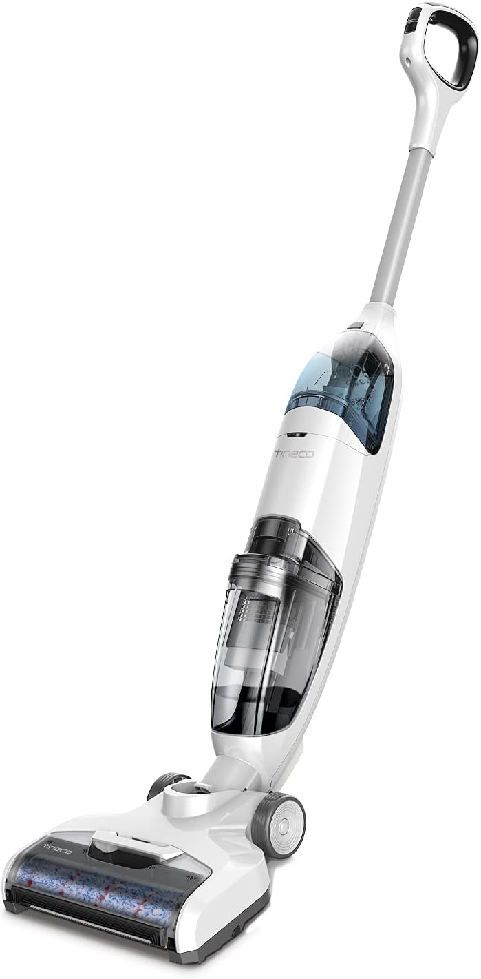 Tineco iFLOOR Cordless Wet Dry Vacuum Cleaner and Mop, Powerful One-Step Cleaning for Hard Floors, Great for Sticky Messes and Pet Hair