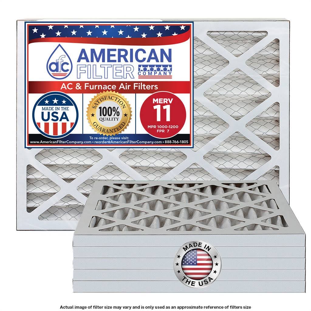 AFC 16.38x21.38x1 Furnace / AC / Air Filters MERV 11 (6-Filters)