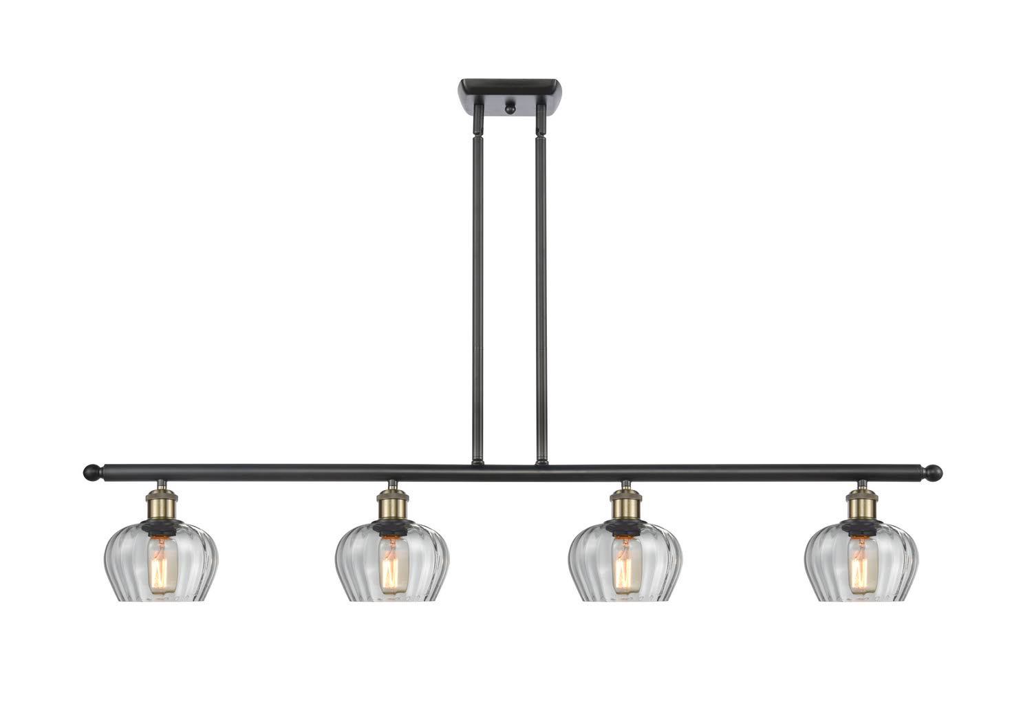Innovations Lighting 516-4I-BAB-G92 Fenton - 4 Light Island Black