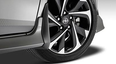 Genuine Scion Im MUDGUARD Set PU060-12160-P1 Black 4 Piece 2016