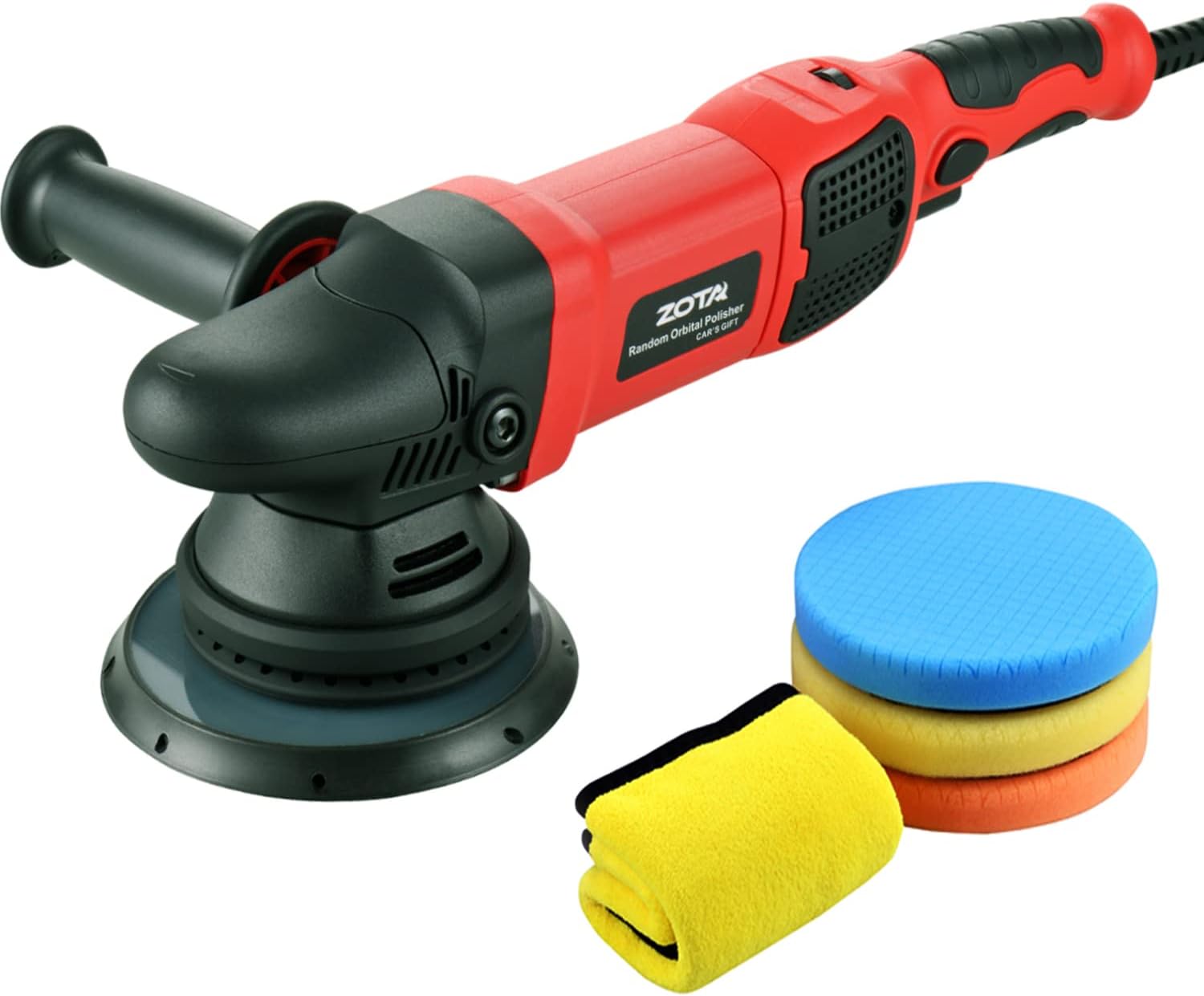 ZOTA Car Polisher, 21mm Long-Throw Orbital Polisher, 6.5