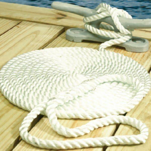 Seachoice 42641 3-Strand Twisted Nylon Dock Line