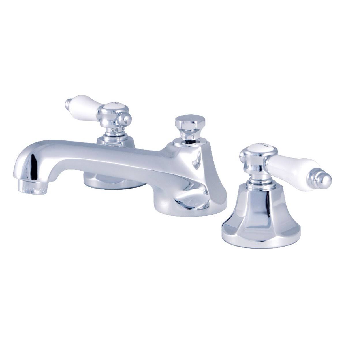 Kingston Brass Bel-Air 8x22 Widespread Bathroom Faucet, Matte Black