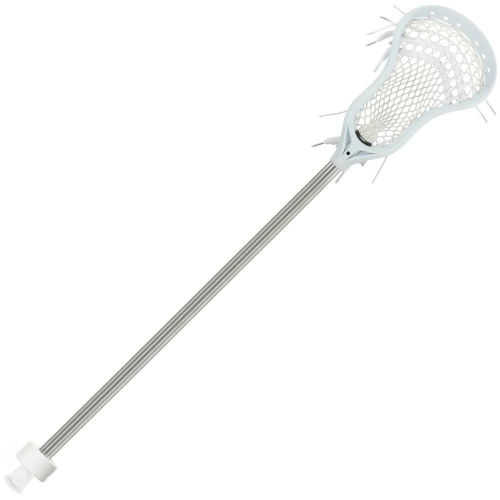 StringKing Complete 2 Senior with A 175 Attack Lacrosse Stick | White/Silver