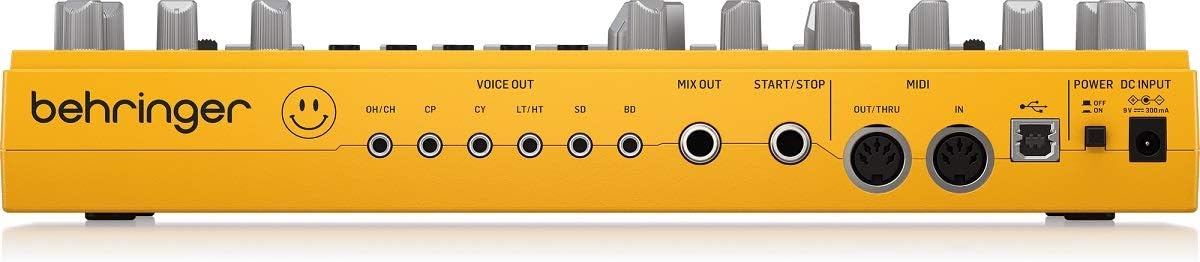 Behringer RD-6-AM Analog Drum Machine - Yellow