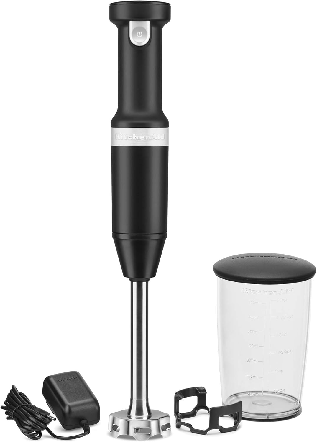 KitchenAid KHBBV53DG Cordless Hand Blender, 8 inch, Matte Charcoal Grey Pack of 2