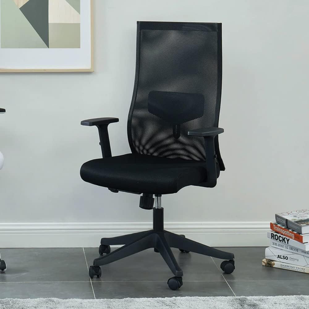 William's Home Furnishing Orli Office Desk, Black