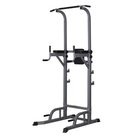 Ainfox Power Tower ,Power Tower Height Adjustable Gym Tower, Power Rack, Dip Station Pull Up Bar for Home Gym Strength Training