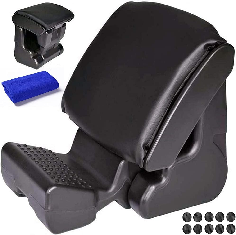 VUE Adjustable Footrest, Upgrade Ergonomic Footrest Max-Load 180LBS with 3 Functional Modes & Massage Office Foot Rest Under Desk for Home, Office, Car, Train Pack of 2