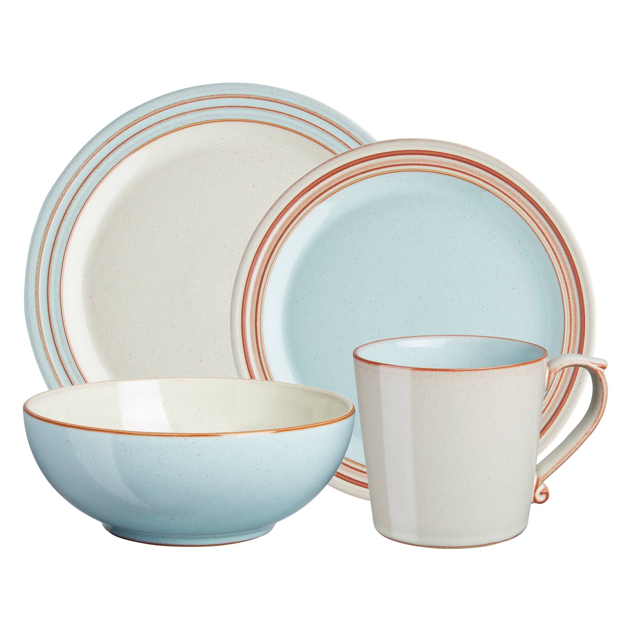 Denby Heritage Pavilion 4 Piece Place Setting