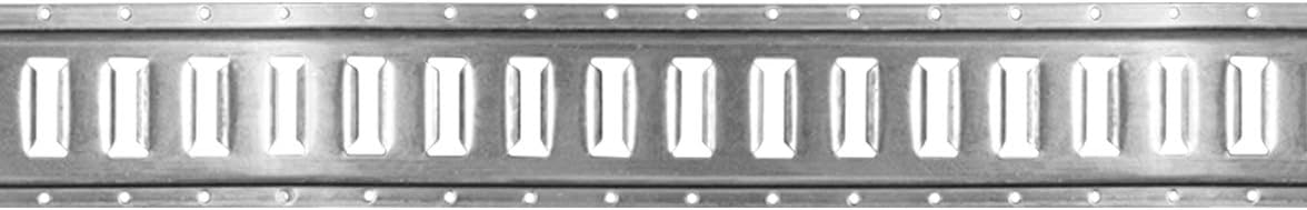 DC Cargo Mall E Track Shelving Kit - 12 Pieces: 5 ft Galvanized E Track Rails & E Track Wood Beam Sockets