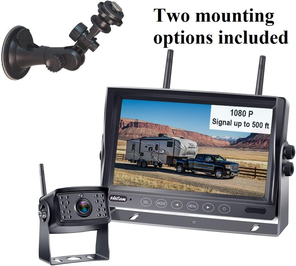 4Ucam HD 1080P Digital Wireless Backup Camera + 7