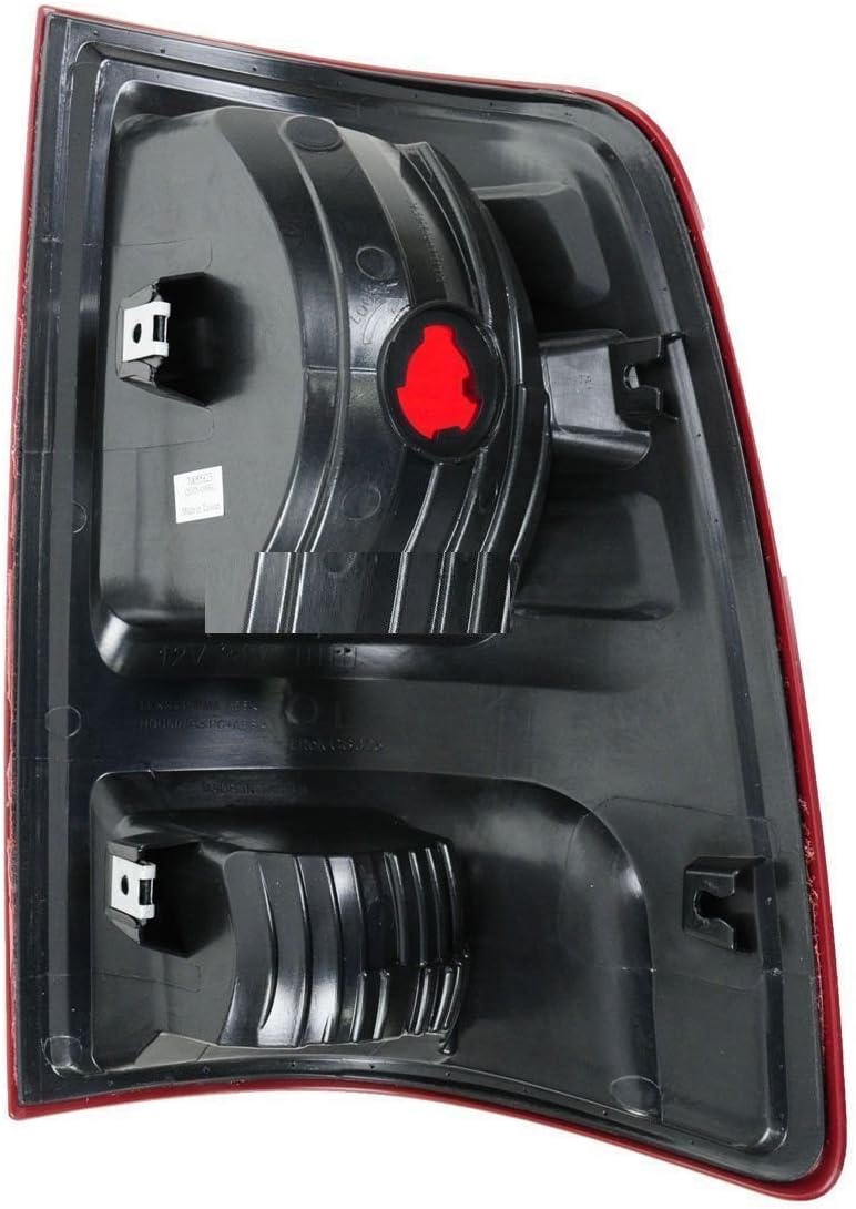 Dependable Direct Left Driver Side Tail Light Lens & Housing for 2009-2017 Dodge Ram 1500 and 2010-2017 RAM 2500, 3500 - CH2818124 - Does not include bulb Pack of 2