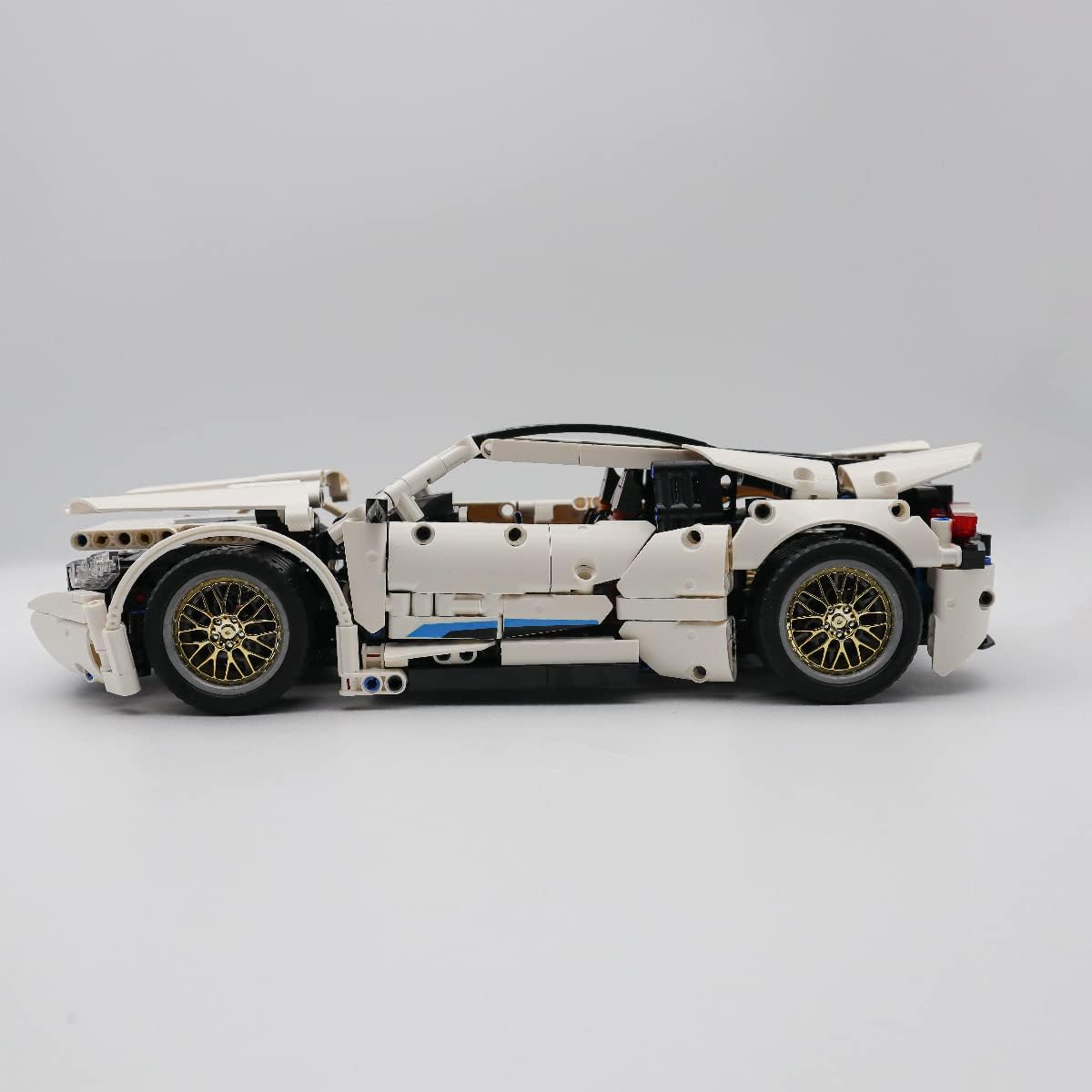 ShupBear Creator Speed White Racing Car Set,Building Blocks Kit Set Adult Truck Model Toy for Boy(1270PCS)