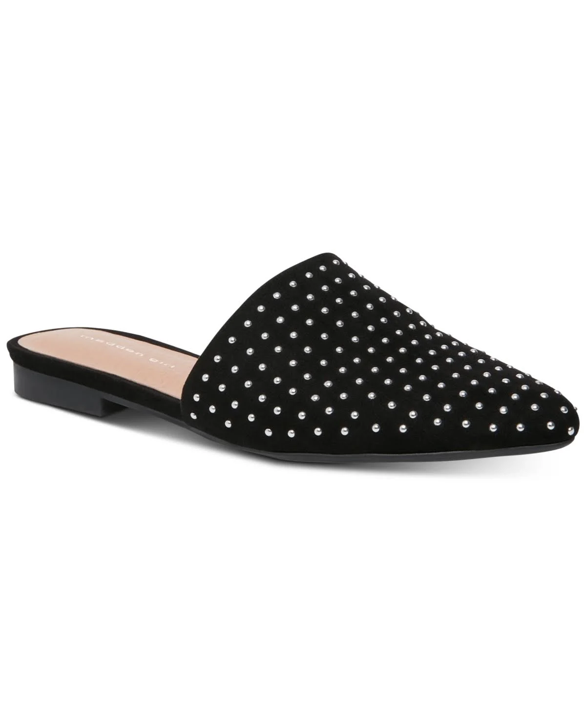 Madden Girl Tania Studded Mules - Black