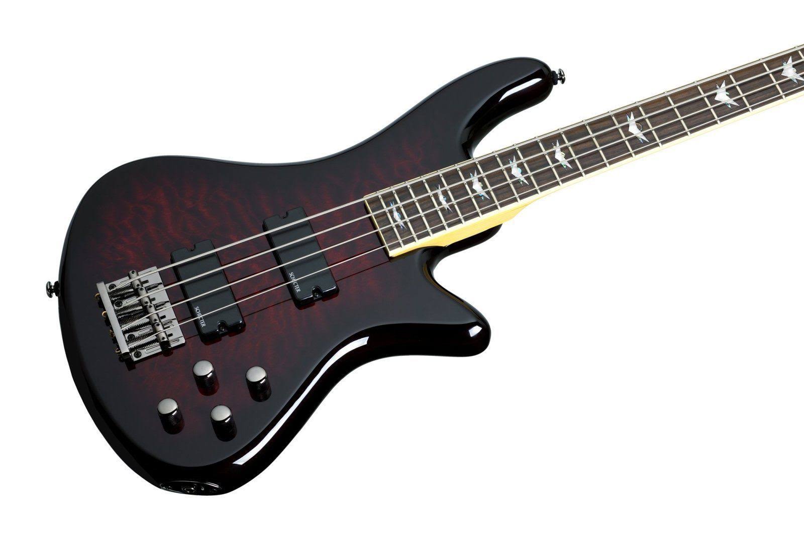 Schecter Stiletto Extreme-4 Bass, Black Cherry