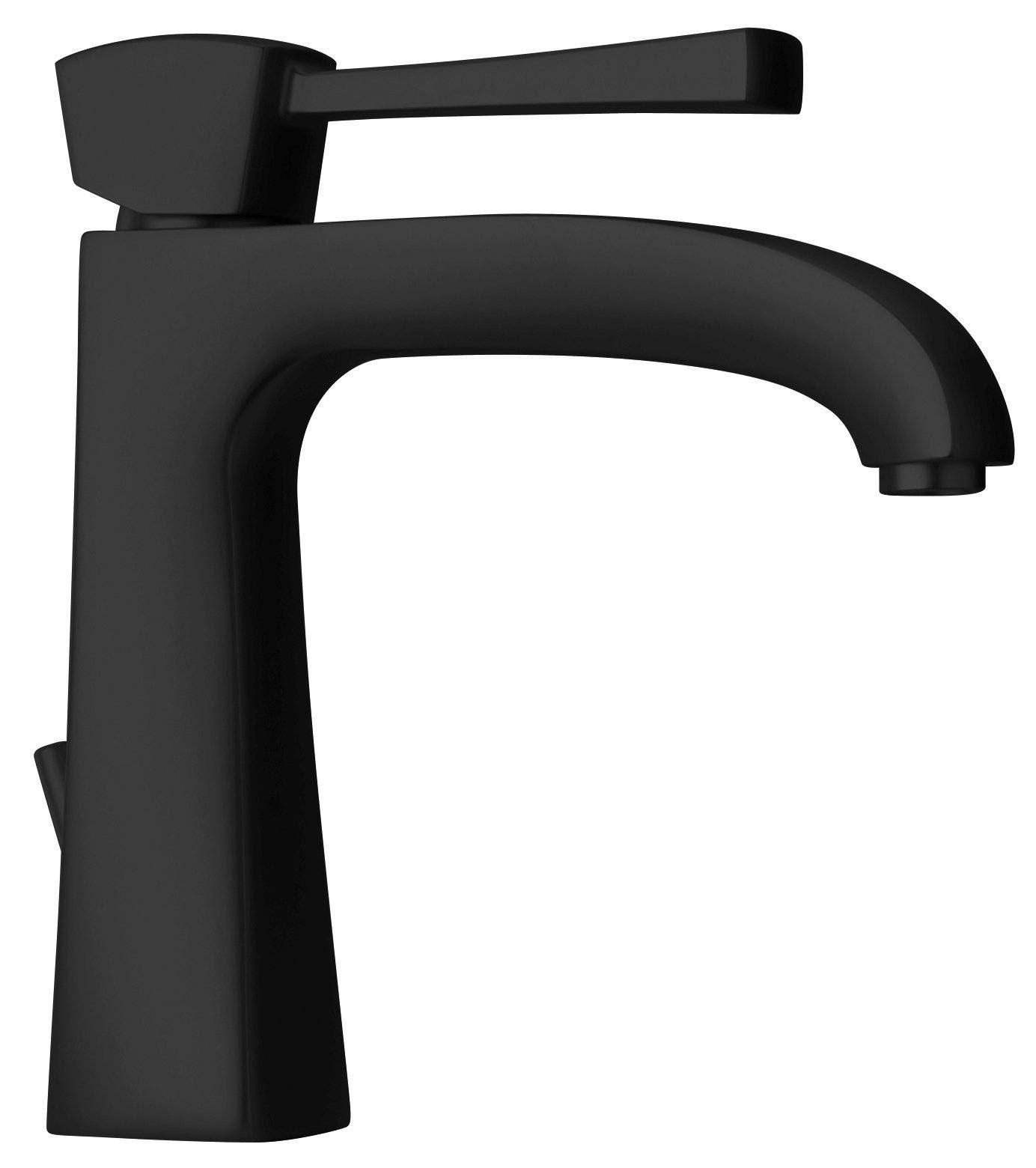 LaToscana Lady Small Single Lever Handle Lavatory Faucet Matt Black