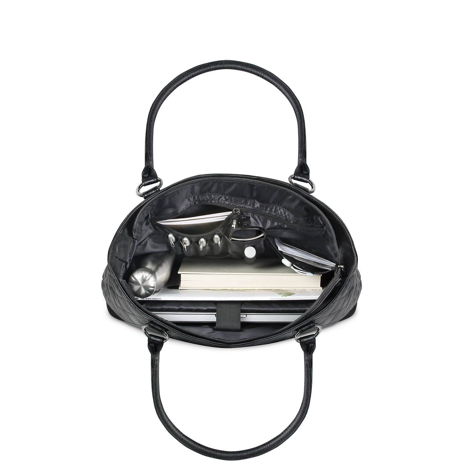 Solo Classic 15.6x22 Laptop Tote, Black