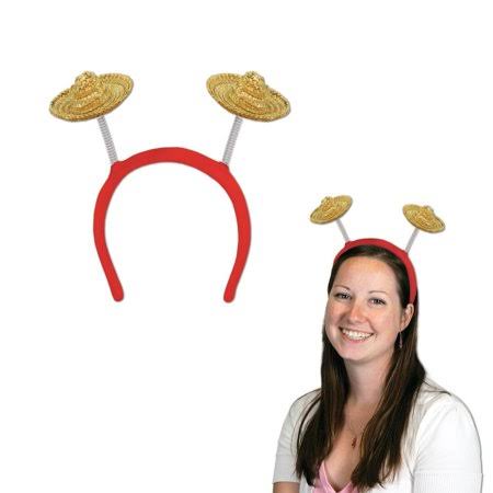 (Pack of 12) Cinco De Mayo Party Sombrero Boppers