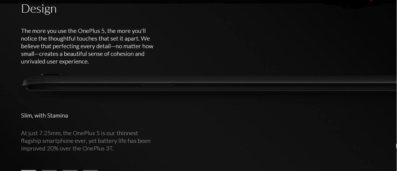 OnePlus 5 A5000 - Black - 8GB Ram + 128 GB - 5.5 inch - International Version - No Warranty (Midnight Black)