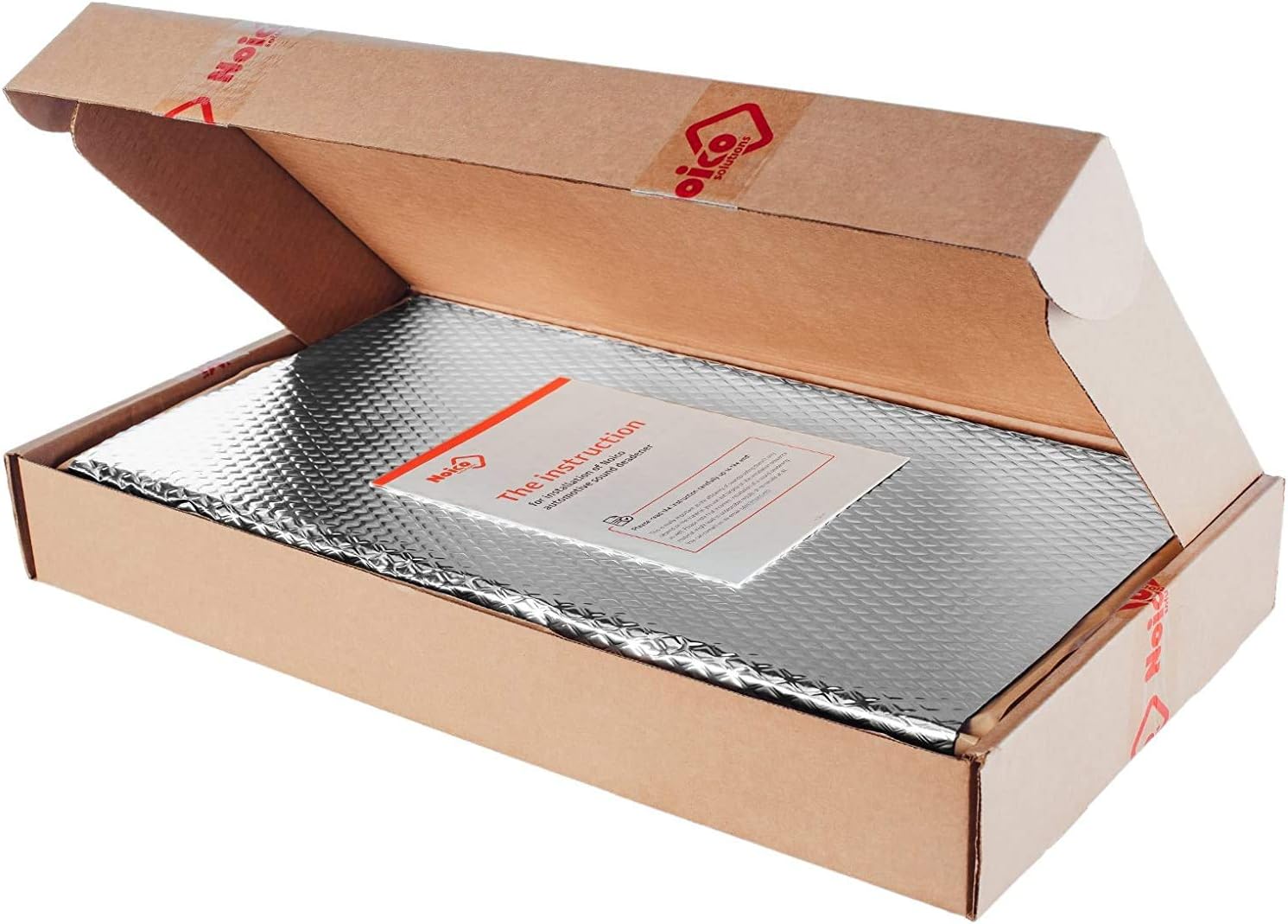 Noico 80 mil (2 mm) 36 sqft (3.4 sqm) car Sound deadening mat, Butyl Automotive Sound Deadener, Audio Noise Insulation and dampening Pack of 2